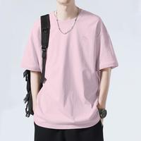 安踏 针织短袖男女学生夏季薄款纯色圆领套头宽松透气t恤中性休闲上衣