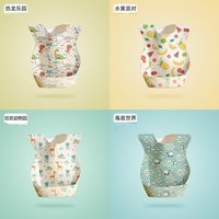 麦可人 婴儿童一次性围兜食饭兜幼儿口水兜防水吃饭围嘴宝宝辅食神器外出
