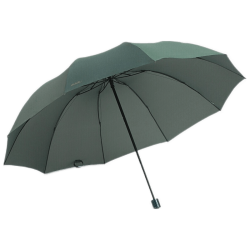 天堂伞 双人雨伞三折 雨伞加大加固三折雨伞全钢十骨大伞 岩石蓝