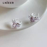 移动端、京东百亿补贴：Lnieer 紫水晶耳环 925银针 2026