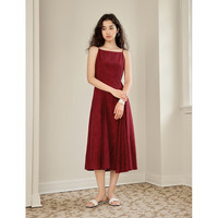  ZIQIAO/自巧 大裙摆 女士吊带连衣裙 XXS （1码）