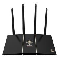 ASUS 华硕 RT系列 RT-AX56U 刺客信条联名版 双频1800M 家用千兆Mesh无线路由器 Wi-Fi 6 单个装 黑色
