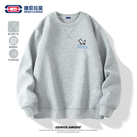 GENIOLAMODE 捷尼拉莫卫衣男女款春季重磅上衣cleanfit高级感外套