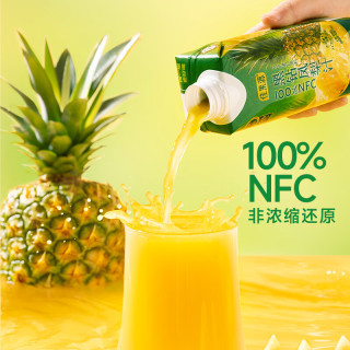 佳农 佳果源 100%NFC黑钻凤梨汁330mL*10