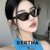  Bertha/贝尔莎 防强光防晒 女士墨镜 黑框黑灰片