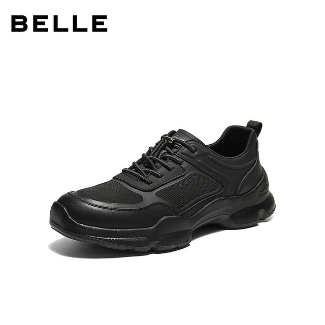 百丽 厚底增高 休闲跑步运动鞋9AL01AM6（第二件半价）