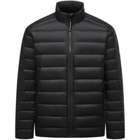  BOSIDENG/波司登 鹅绒排骨条 男士羽绒服 黑色8056 L 180/100A 体重约140-155斤