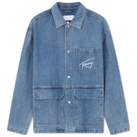 TOMMY HILFIGER/汤米·希尔费格 复古工装口袋 男士牛仔外套
