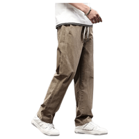  NASALIKE 弹力宽松 男士工装裤 灰色 2XL