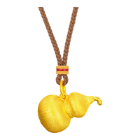  Sino gem/中国珠宝 足金福禄吊坠 女士黄金项链+品牌礼盒+颈绳