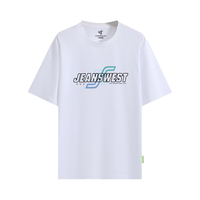  JEANSWEST/真维斯 字母印花 男士短袖T恤