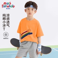 MARK FAIRWHALE/马克华菲 纯棉 儿童短袖T恤
