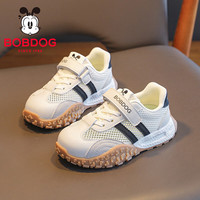 巴布豆 童鞋单网面儿童透气休闲跑鞋