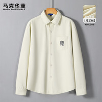  MARK FAIRWHALE/马克华菲 灯芯绒 男士衬衫 浅米#PMK字HOPE XL