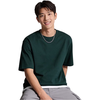  JD FASHION 新疆棉 男士T恤 3XL (190/108A) 深墨绿
