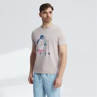 NAUTICA 男装夏季柔软亲肤舒适短袖圆领T恤TO2214