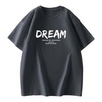  JEANSWEST/真维斯 纯棉 男士短袖T恤 3XL 190/108B 173BW4深灰2040