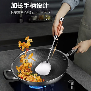  ASD/爱仕达 加厚 不锈钢锅铲 花梨木手柄