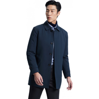  YOUNGOR/雅戈尔 可脱卸 男士风衣 羽绒内胆 VEYF429948PBA蓝绿 XL 180/100A