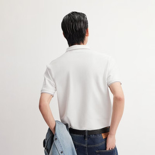  JACK&JONES/杰克琼斯 凉感 男士Polo衫 L （180） A06本白色 常规