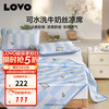 LOVO 乐蜗 VZL0916 冰丝席凉席 90*195cm 蓝色