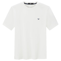  SEPTWOLVES/七匹狼 凉感速干抗菌 男士短袖T恤 3XL 185/100A 803(本白）凉感速干有狼标2135