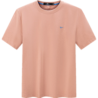  SEPTWOLVES/七匹狼 凉感速干抗菌 男士短袖T恤 2XL 180/96A 412(桔红)凉感速干有狼标2135