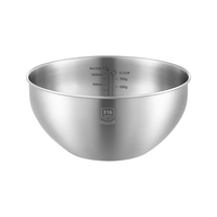 COOKER KING/炊大皇 加厚加深 不锈钢盆 316不锈钢料理盆19cm