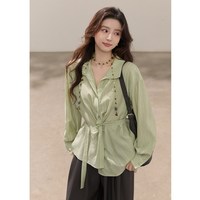 谜秀 慵懒感设计 女士衬衫