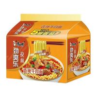 康师傅 五连包袋装 香辣牛肉面 【劲爽乐10包】香辣牛肉面