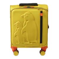 luggage it 卡通动物企鹅浮雕 儿童行李箱