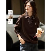  XWI 假两件设计 女士卫衣