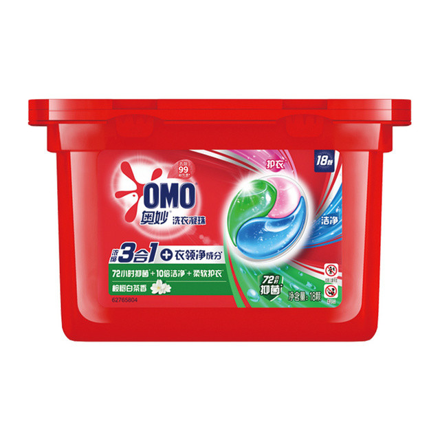 奥妙 三合一清新桉树洗衣凝珠189g×1盒