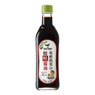  食圣 无添加原料纯酿 有机酱油 松茸减盐酱油+松茸醇鲜酱油）*1