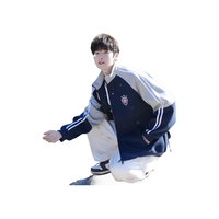 港仔文艺男 织带刺绣 男士夹克衫