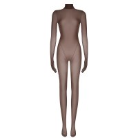 Limerence M 涞觅「蝉翼」全包5d连体衣女高级性感长袖薄款丝滑油亮裸感紧身衣