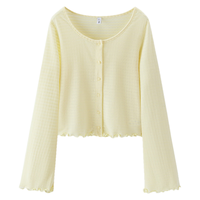 Semir/森马 木耳边 女士针织衫