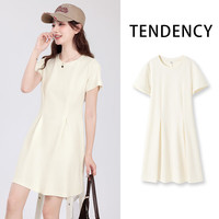 真维斯 珠地收腰连衣裙 + 撞色POLO连衣裙