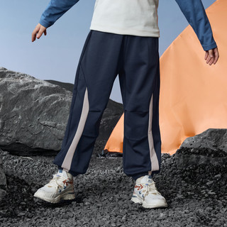  MQD/马骑顿 户外露营 女童登山裤 藏青 140