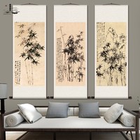  丝情画韵 风水挂画 丝绸画
