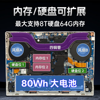  ThundeRobot/雷神 5070Ti/240Hz蜂鸟屏 电竞游戏本 16G内存 1T固态