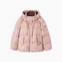 EICHITOO 爱居兔 EWRAJ4P079A 女士羽绒服 粉红镶拼80 L