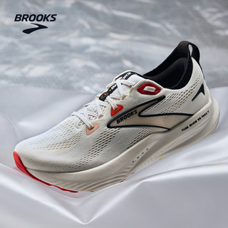  BROOKS/布鲁克斯 缓震 男士跑鞋 男款 联名款 椰奶/白/黑 44.5