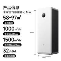 国家补贴、PLUS会员：米家 空气净化器6max