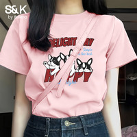 班尼路 纯棉 女士短袖T恤