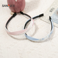 SANFU 田园风交叉头箍单个 清新文艺淑女发饰头饰发箍854536