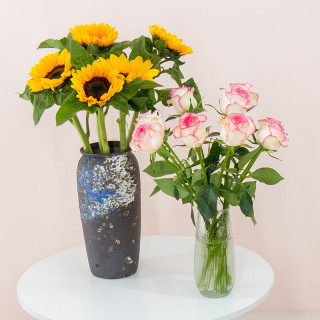 一网情深 云南昆明基地鲜花直发 10枝+3枝向日葵