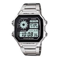  CASIO/卡西欧 复古小方块设计 男士石英电子表