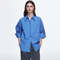 CHUMIAN 女士廓形衬衫 双门襟设计