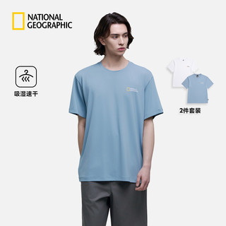  NATIONAL GEOGRAPHIC/国家地理 凉感吸湿速干 短袖T恤套装